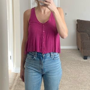 Women’s Sparkle & Fade Urban Outfitters Button Down Top size small